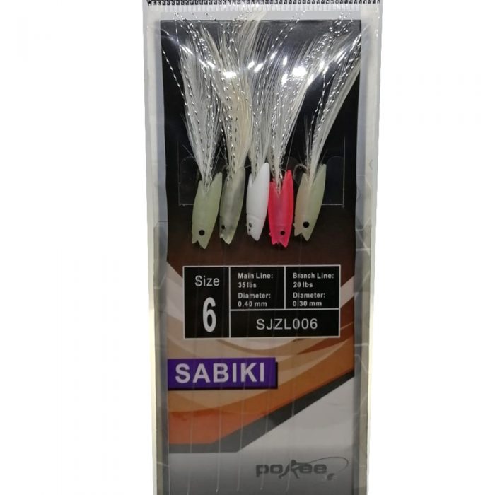 Confezione 10 Sabiki Pescatorre Oro Ami 6/2 Fish WOW! | Traina Per Pesce Esca Mare