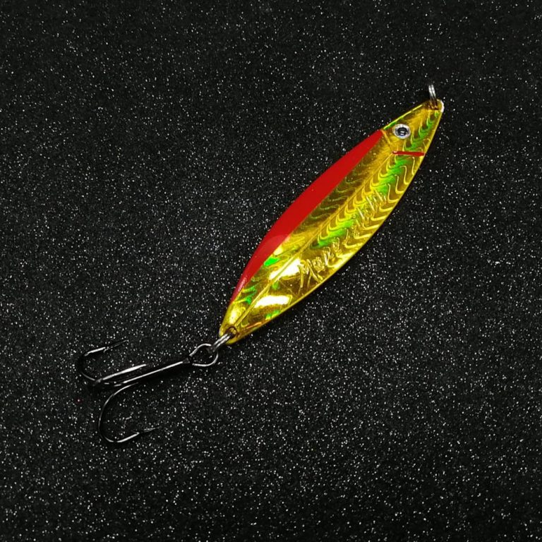 Cuillère De Pêche Blue Fox Remen Moresilda Holographic 6g, Argent/rouge