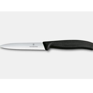 CUCHILLO PUNTUDO NEGRO 6.7733