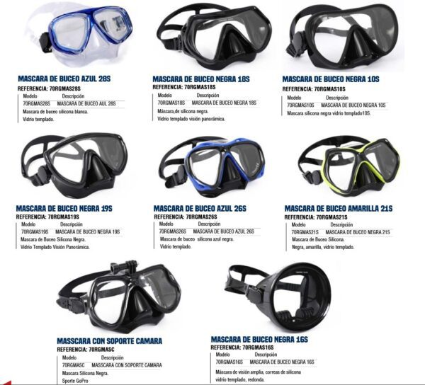 Máscaras de buceo Ragot